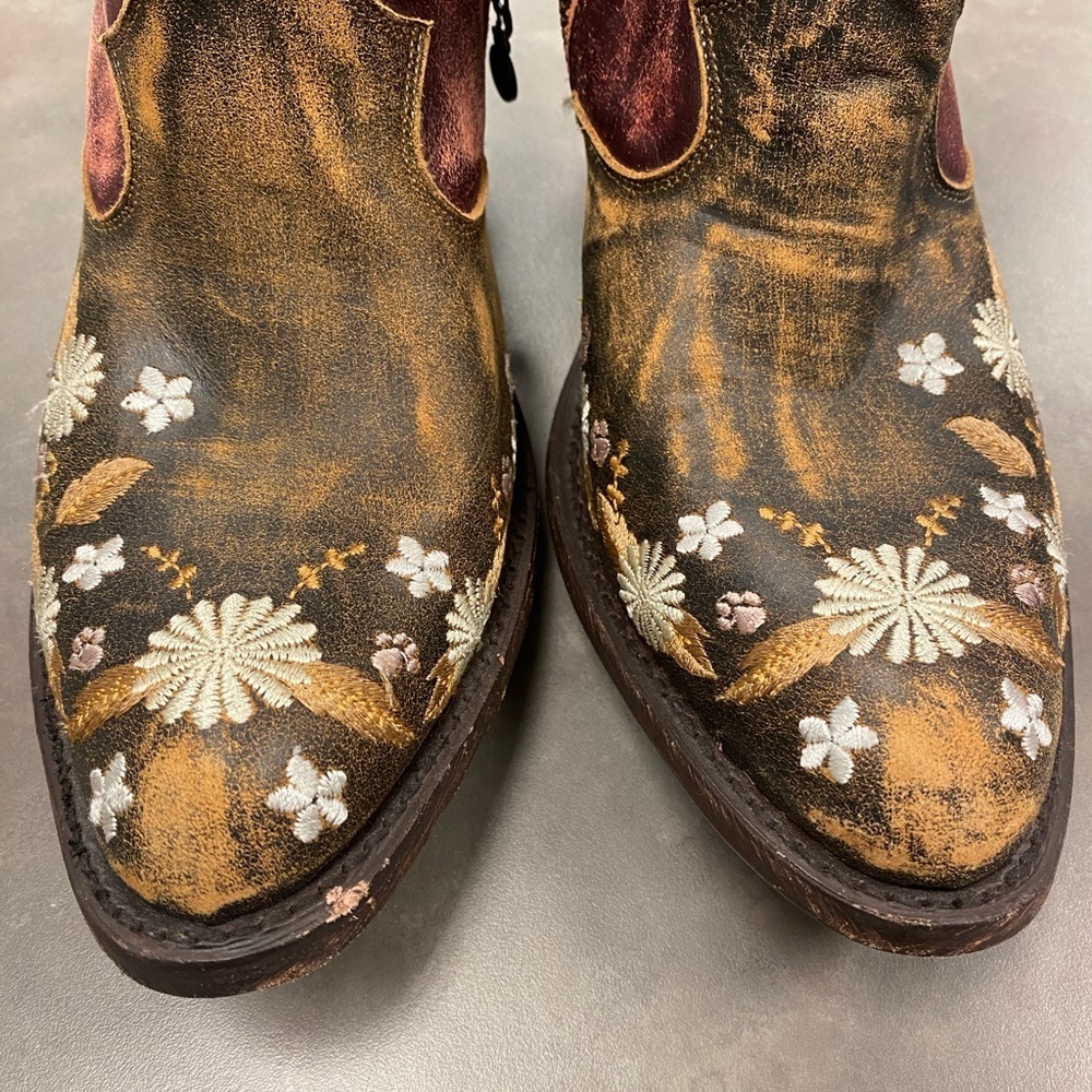 Dan Post Meadow Minstrel Cowgirl Boots Size 9.5 - Picture 14 of 14